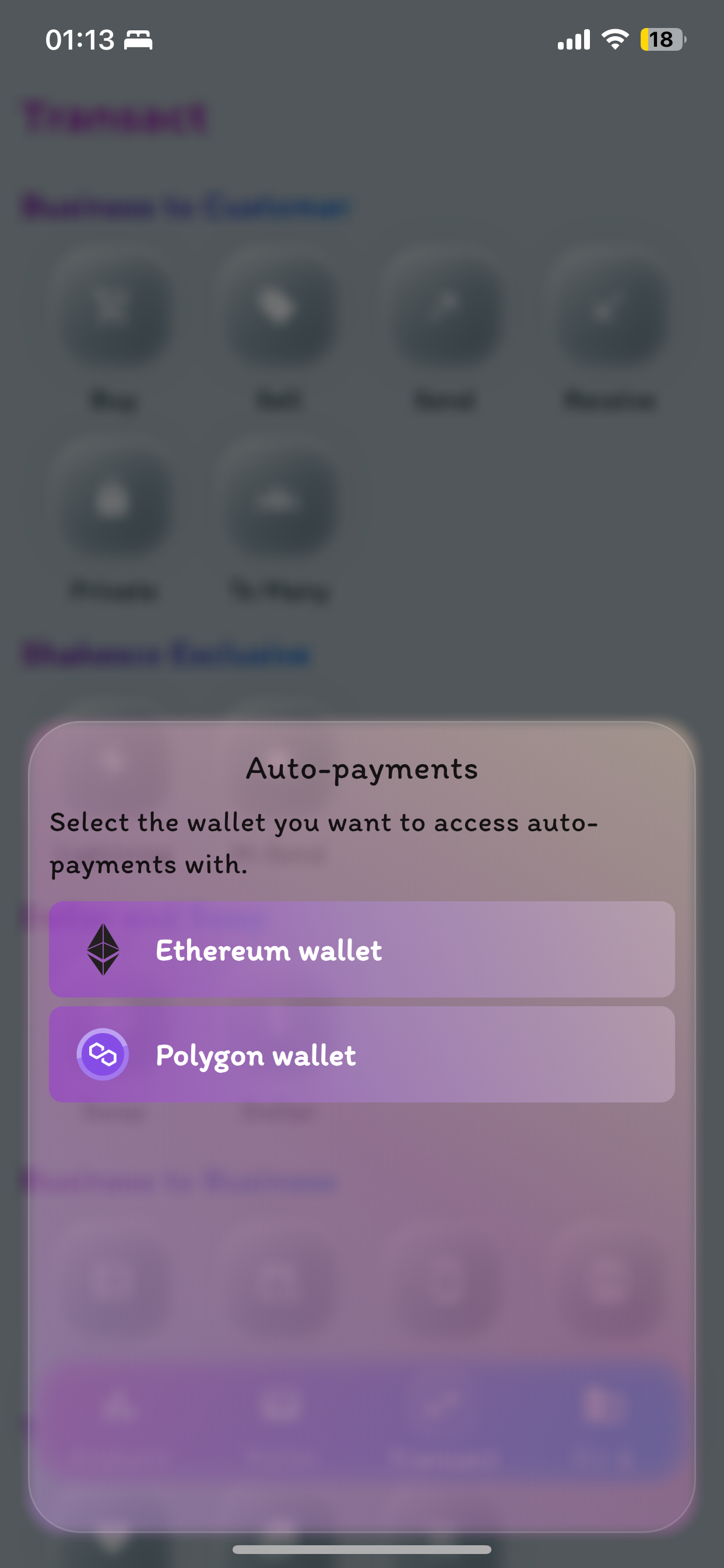 Create wallet